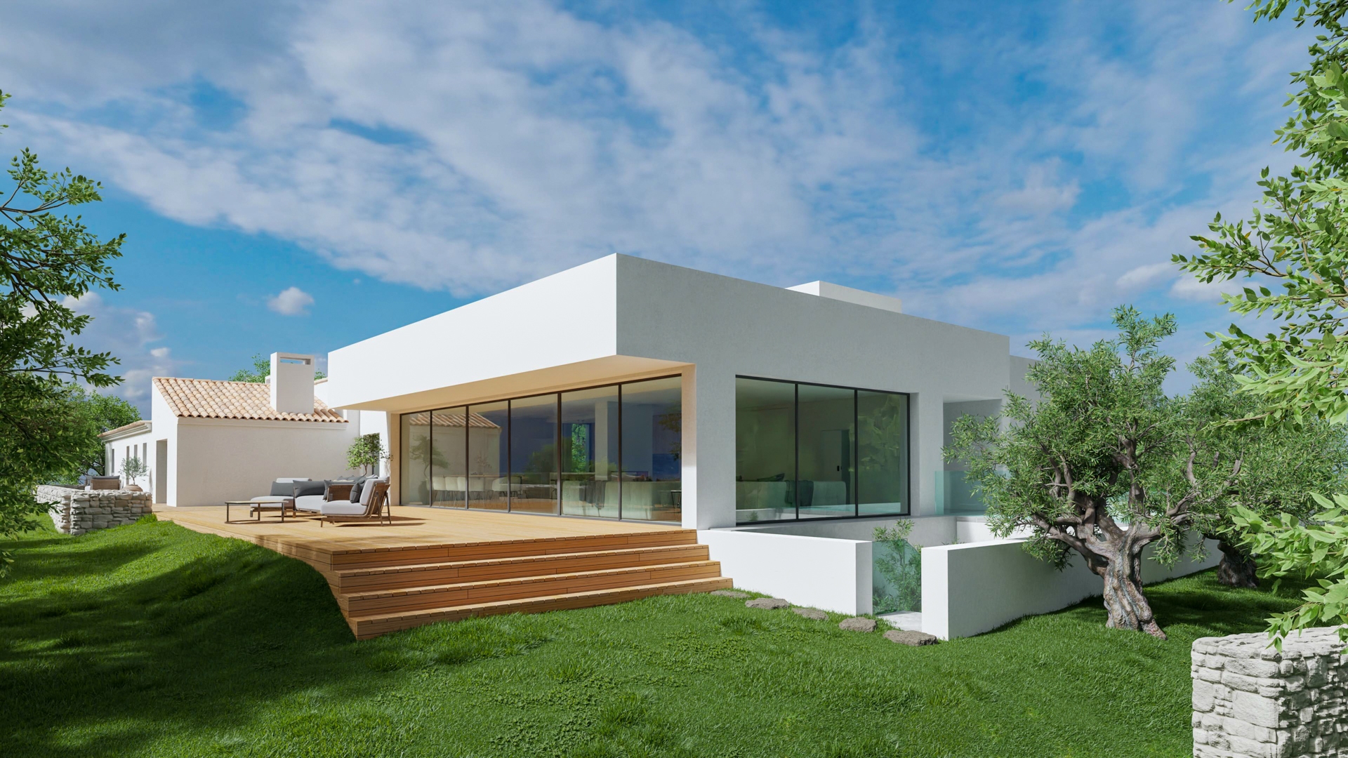 Terrain pittoresque avec projet approuvé pour la construction de 2 maisons, Santa Catarina, Algarve Est | TV2046 Grand terrain pour la construction d'une villa et d'une villa annexe pour des chambres d'hôtes, à Santa Catarina, près de Tavira.