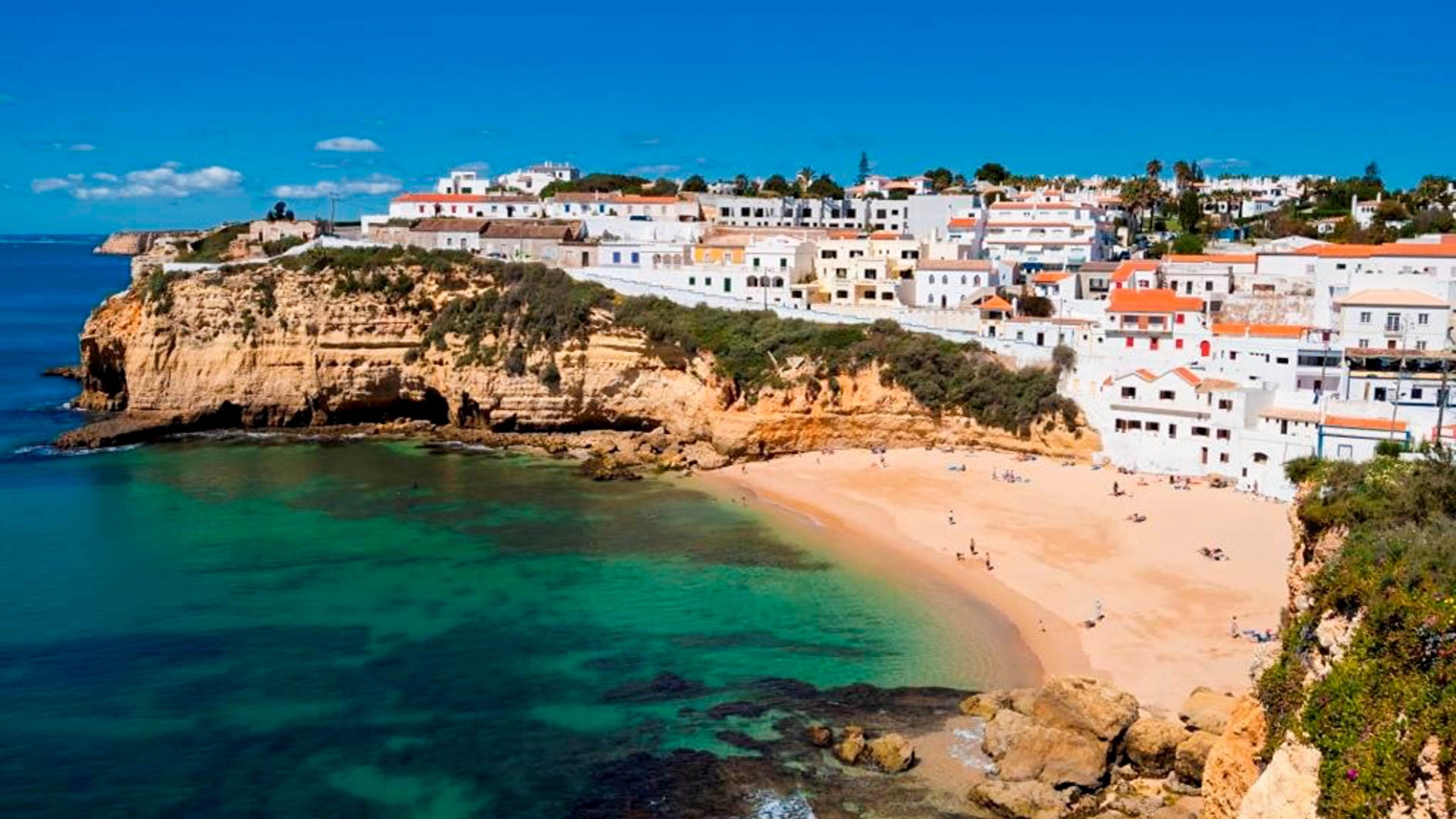 Die West Algarve - von Carvoeiro in Richtung Portimão und Alvor