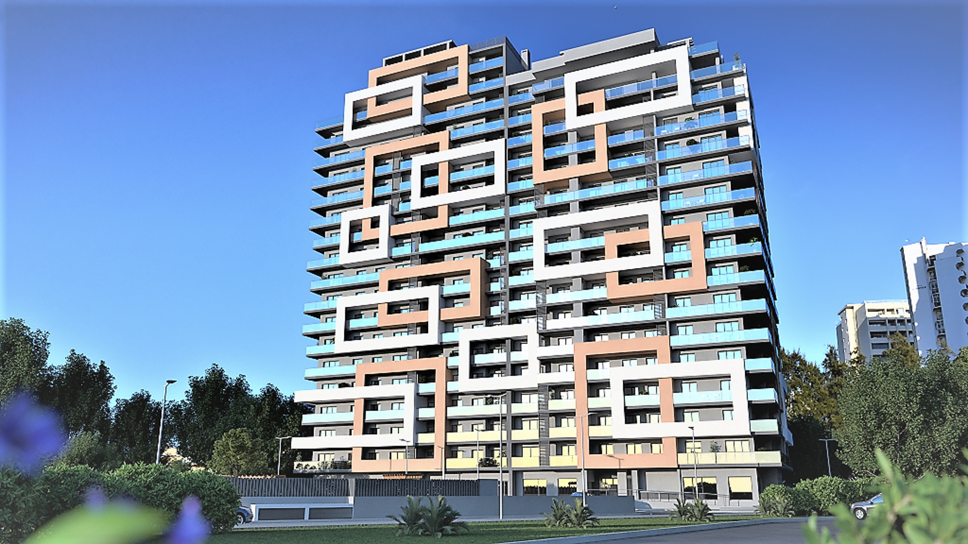 Em construção - Modernos Apartamentos T1 com Vista Mar na Praia da Rocha, Portimão | LG1425 