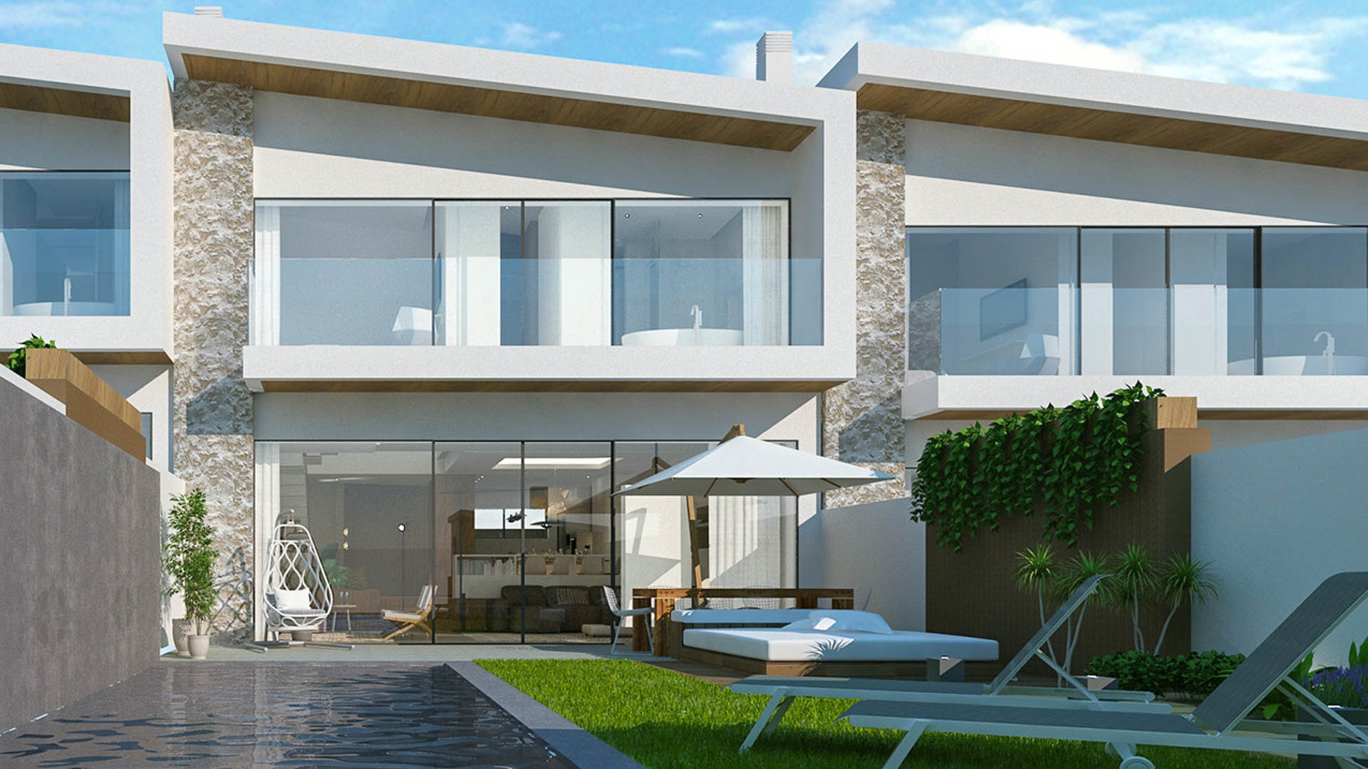 Contemporary 3 Bedroom Eco-Friendly Linked Villas in Boliqueime | VM1770 These ultra-modern linked villas are located in a central position very close to amenities in Boliqueime. Open plan living with high quality finishes for luxury lifestyle.