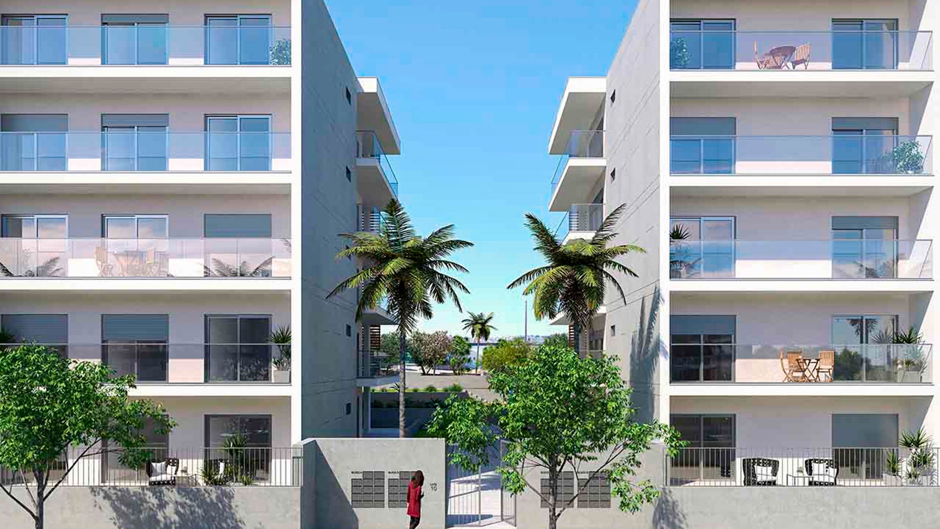Em Planta - Apartamentos T3 novos, Albufeira | VM1970 Características amigas do ambiente para minimizar o impacto ambiental, estes novos apartamentos são perfeitos para uma oportunidade de investimento ou casa de férias