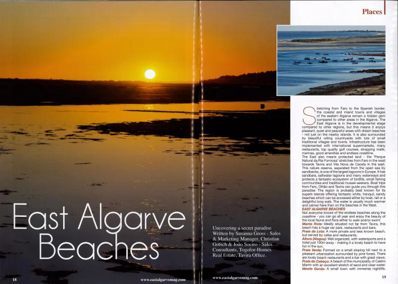 How much do beachfront properties cost in the East Algarve?
